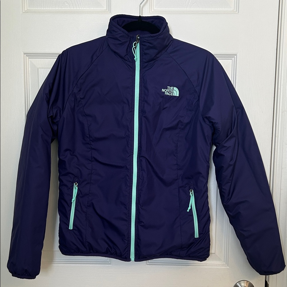 The North Face Jacket with Aqua Details